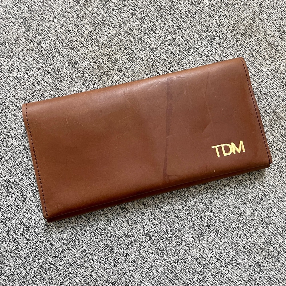 NWT ABLE Debre Wallet in Whiskey (Personalized)